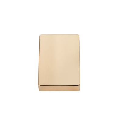 Rectangular Flat Light Gold Metal Handbag Lock Hardware DIY Aksesoris Ransel