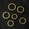 Zinc Alloy Gold Disepuh Gantungan Kunci Pemegang Anti Korosi Antirust ISO9001