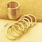 Zinc Alloy Gold Disepuh Gantungan Kunci Pemegang Anti Korosi Antirust ISO9001